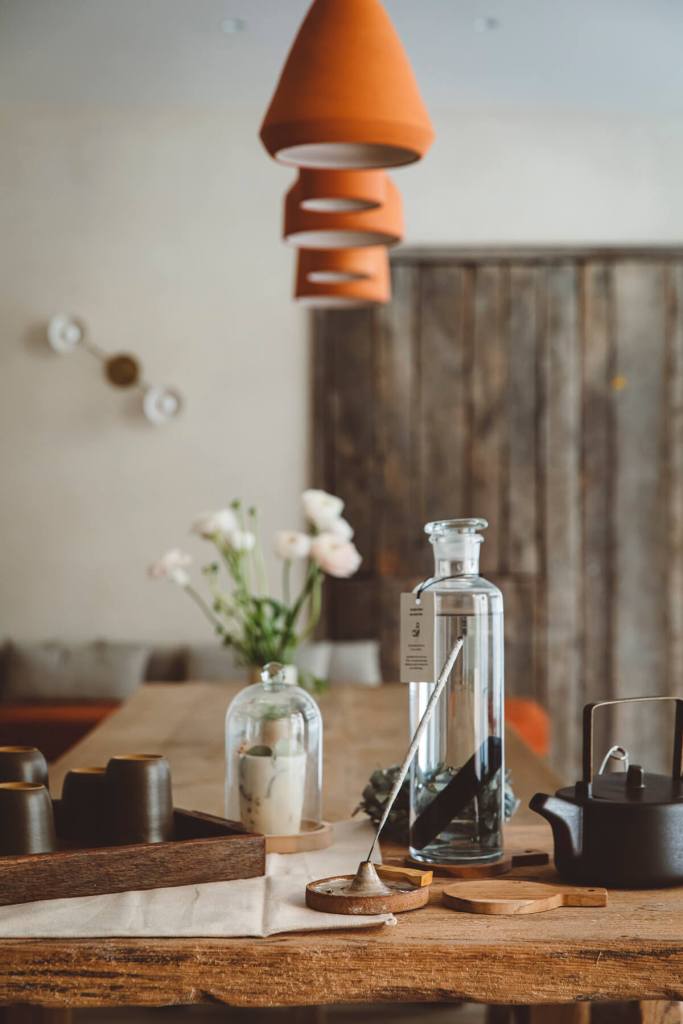 filtered water bottle at conscious hotel in paris