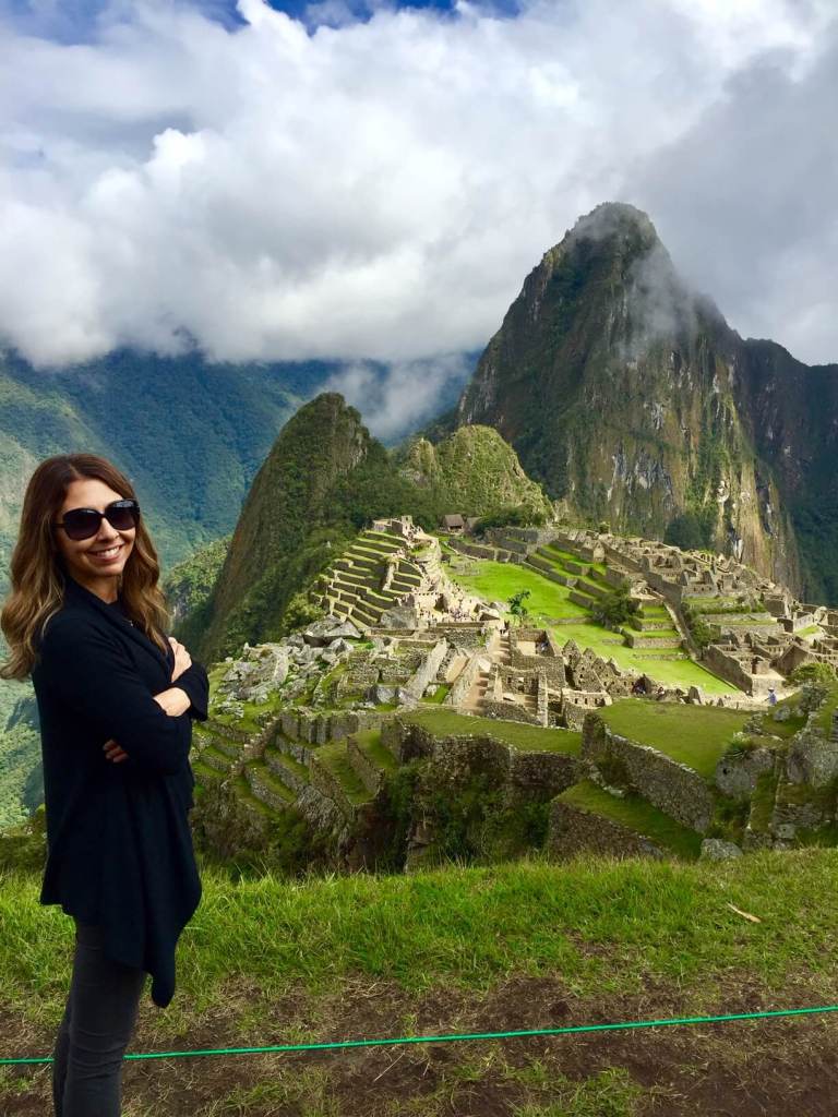 travara founder michelle arellano martin at machu picchu