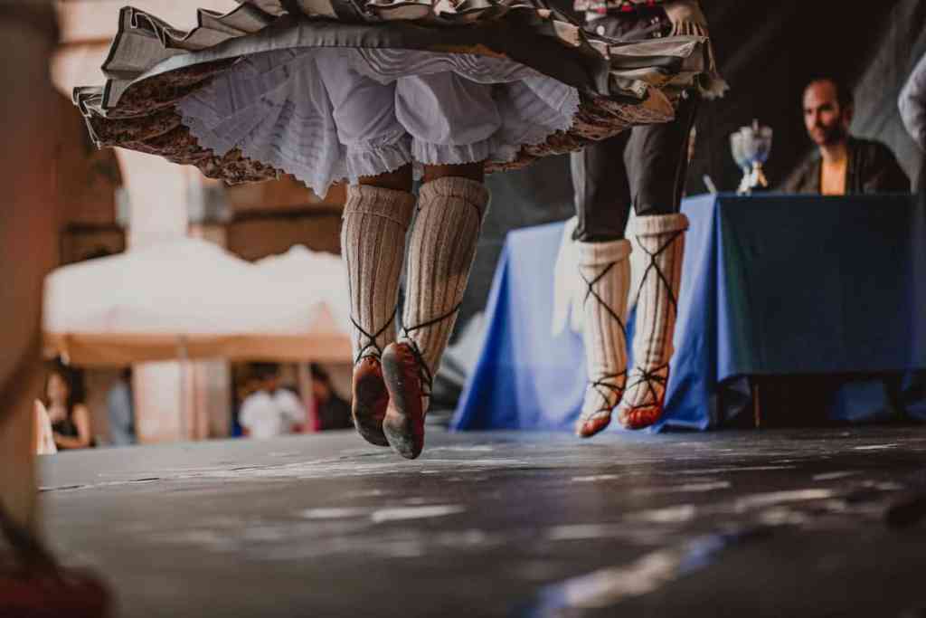 basque dancers september in san sebastian